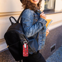 Ctosree neoprene sleeve protects lipstick from dust and moisture.