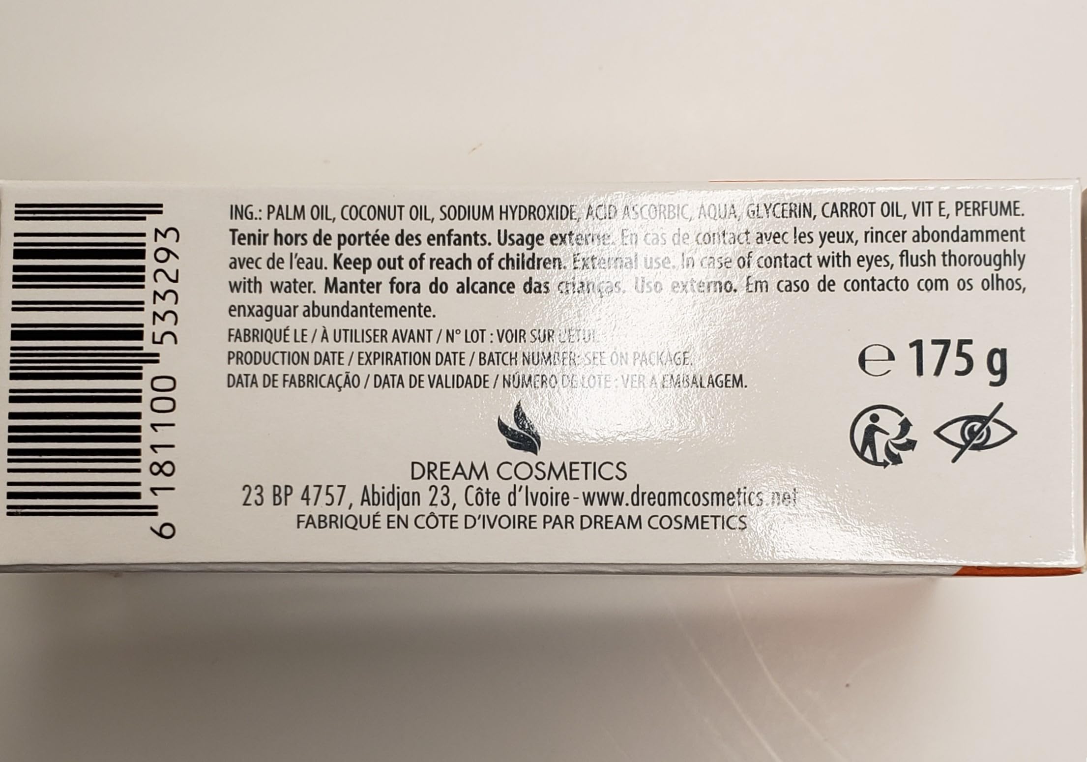 CT+ Clear Therapy Liner101 LPS40 Pencil ready for precise eyeliner