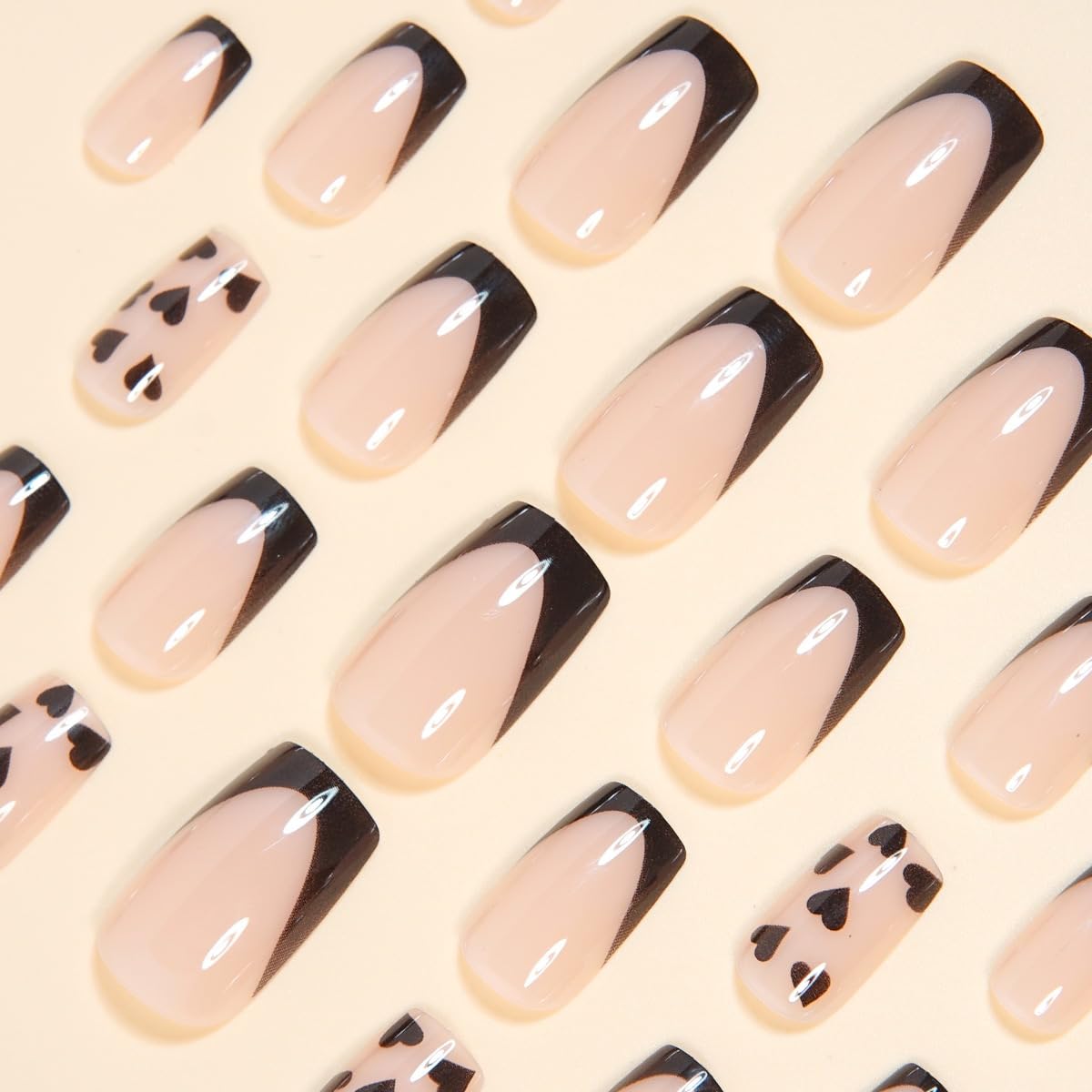 CTTHNBD black French tip swatch highlights affordable luxury in a compact display