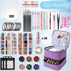 CTWWFS nail polish organizer removable foam insert cushions bottles and prevents bumps during transit.