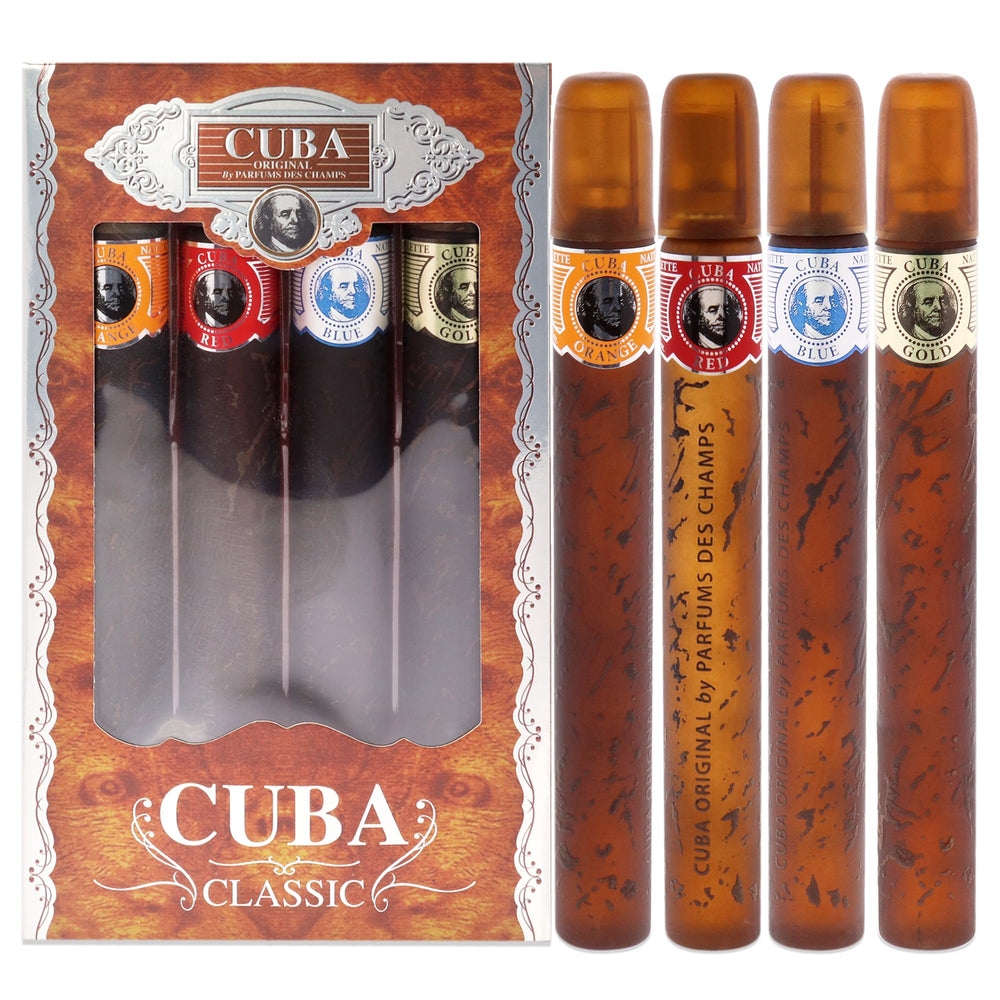 Cuba by Cuba for Men Gift Set outer box shows gift-ready presentation