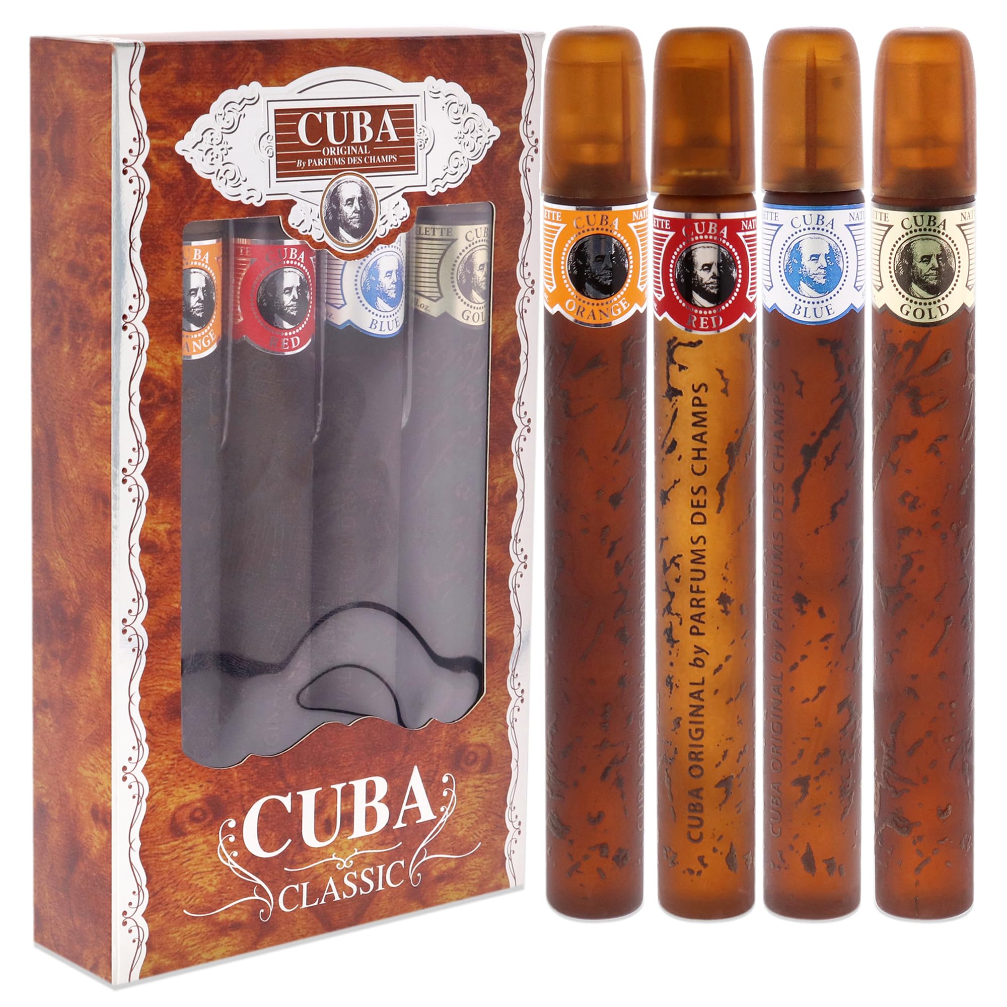 Cuba by Cuba for Men Gift Set packaging highlights new-in-box freshness