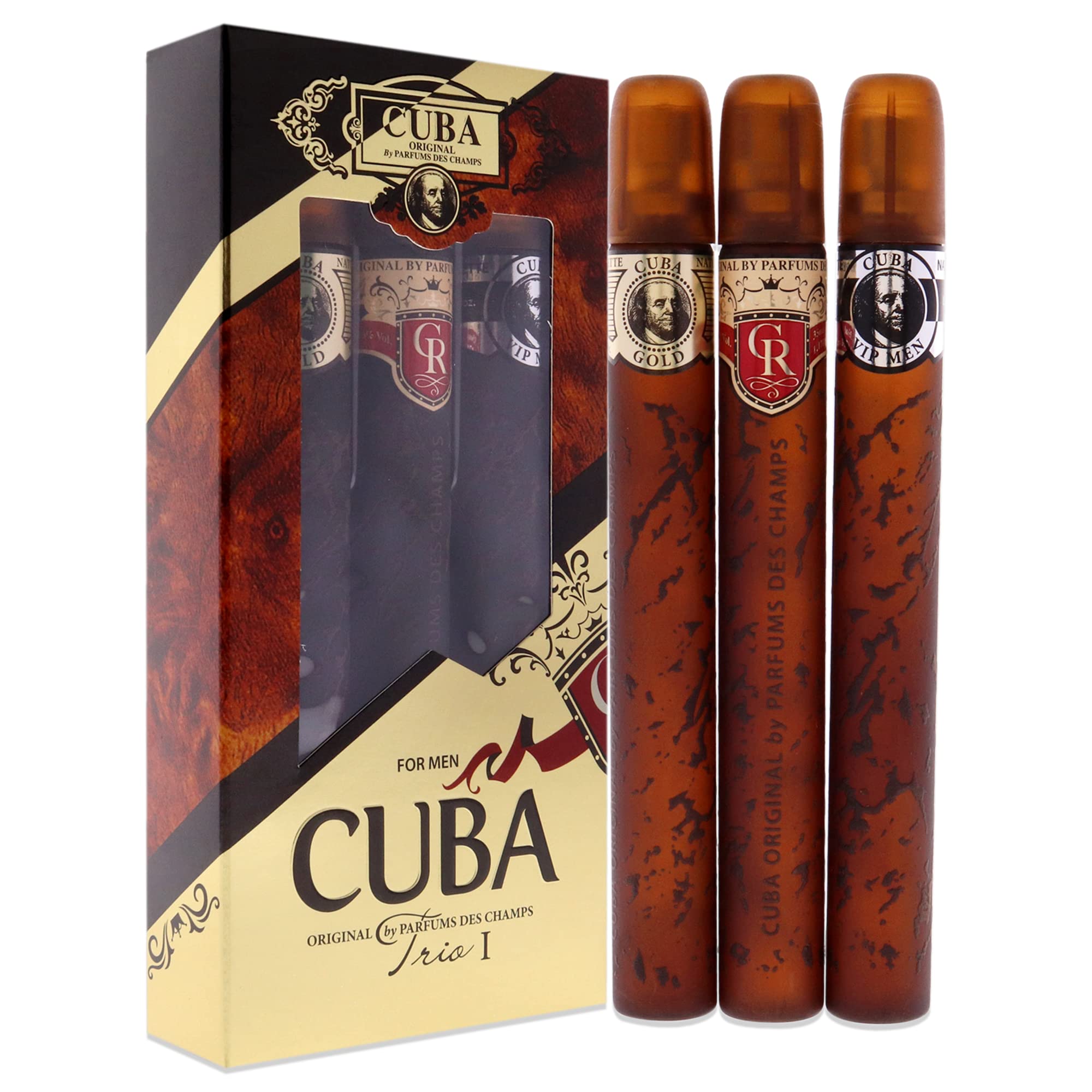 Cuba VIP eau de toilette bottle, versatile scent for daily use.