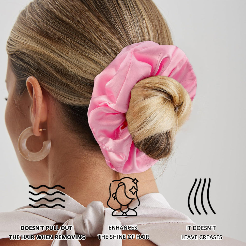 CUBACO satin scrunchies show six-color palette for versatile daily looks
