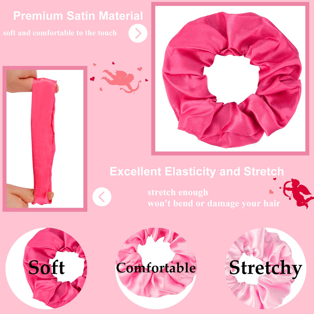 CUBACO satin scrunchies designed for daily wear and easy styling