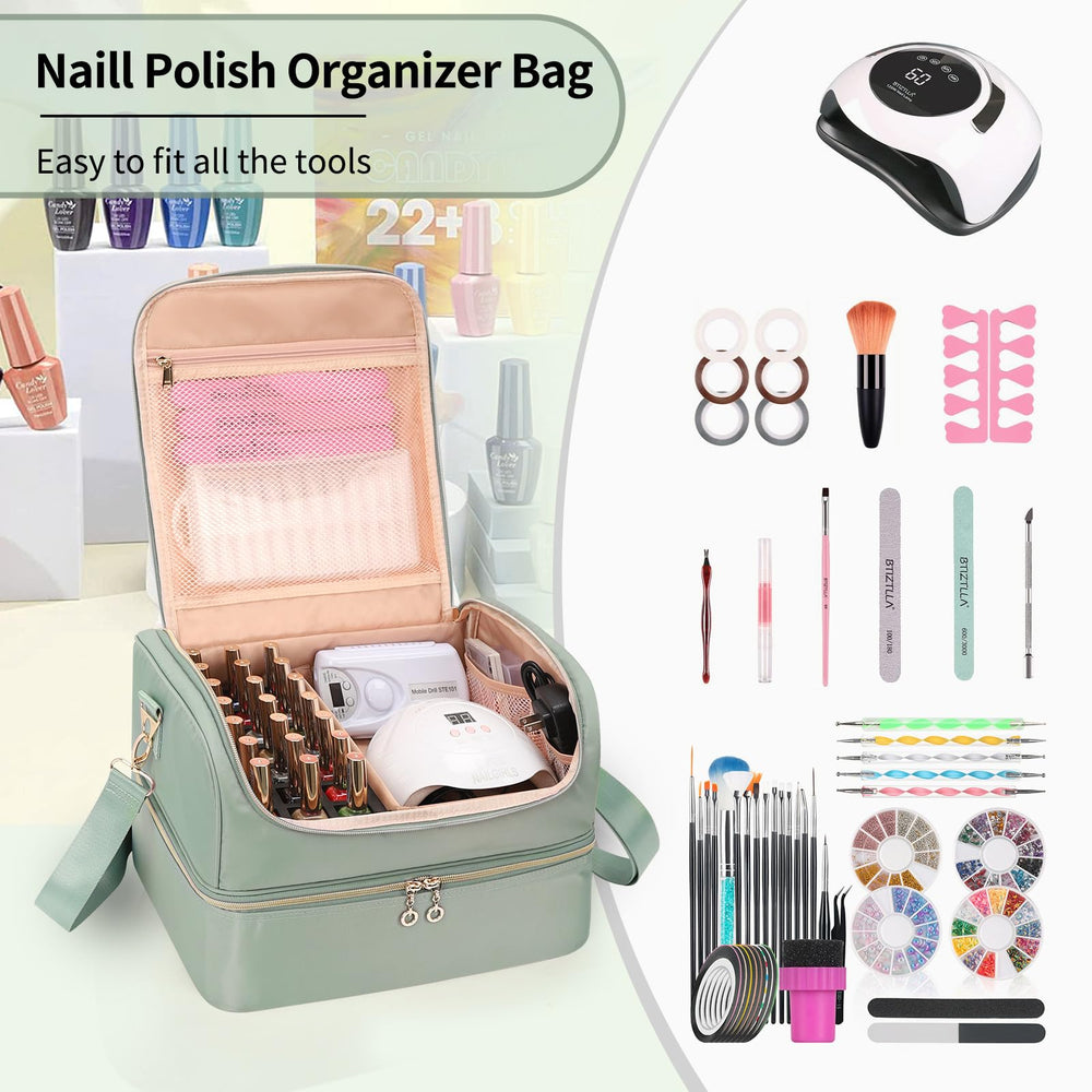 CUBETASTIC bag color options add style to your nail kit