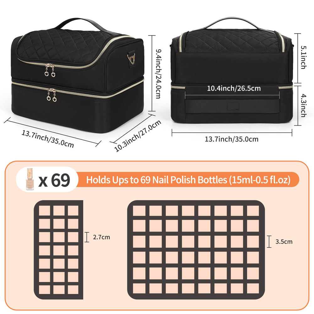 Cubetastic nail-polish-organizer upper layer 21-slot board for organized polish