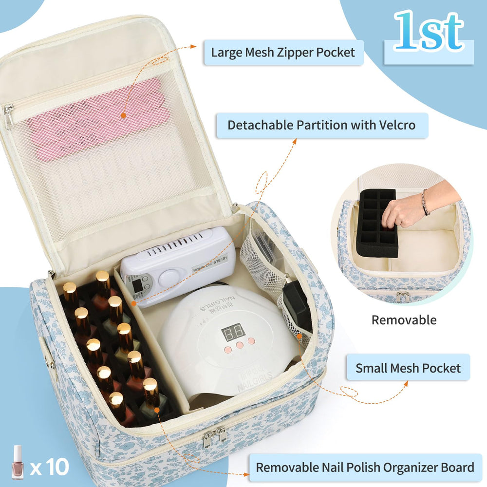 CUBETASTIC double-layer design featuring upper 10-slot board for quick-access storage
