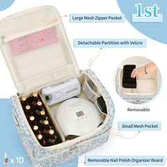 CUBETASTIC double-layer design featuring upper 10-slot board for quick-access storage