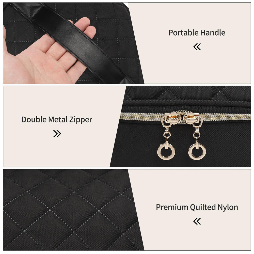 Cubetastic Nail Polish Organizer luggage strap ensures travel-friendly transport.