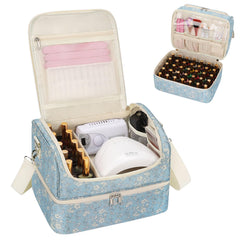 CUBETASTIC nail polish organizer top view keeps 45 bottles neatly accessible