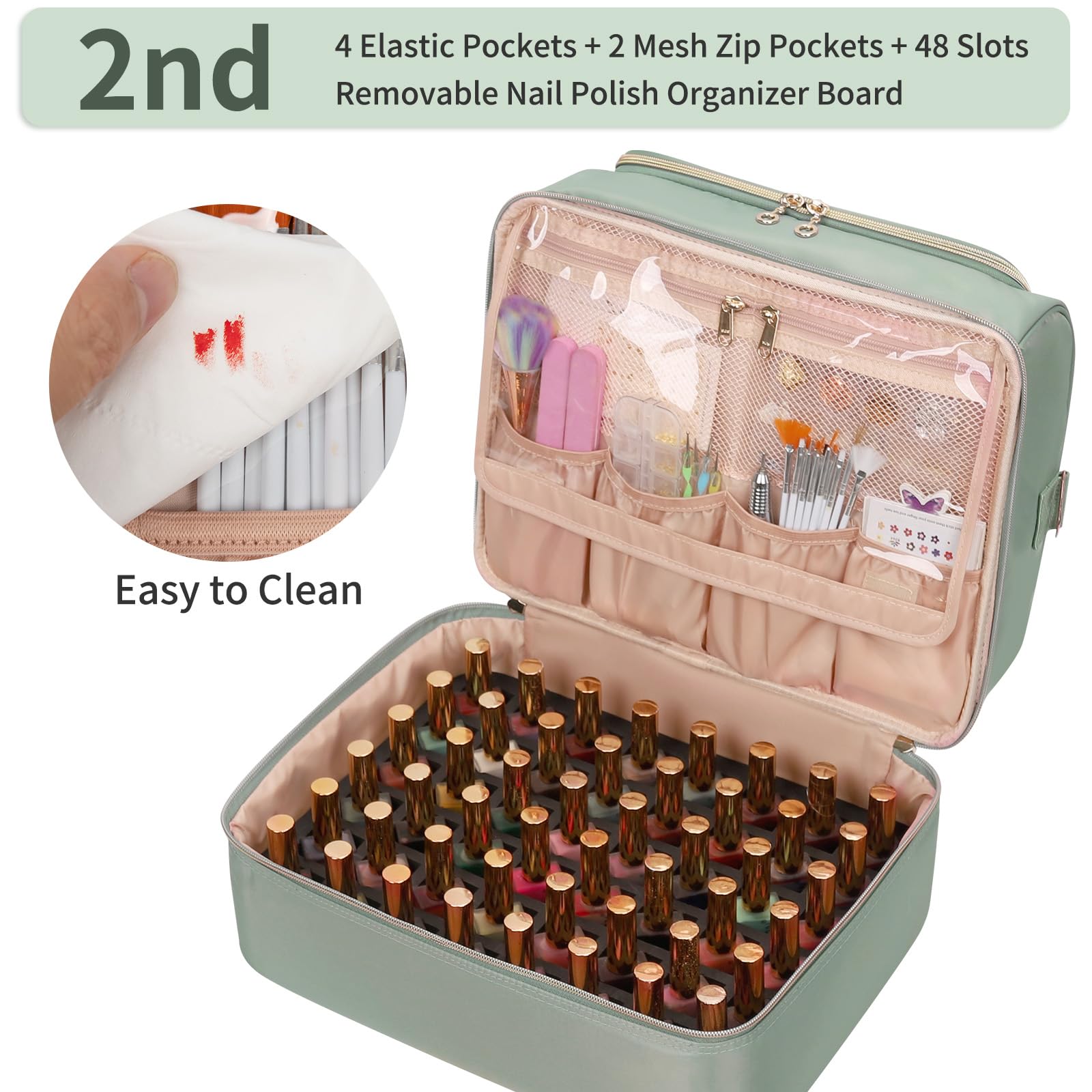 Cubetastic organizador esmaltes capacidad 69 botellas para salón.