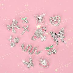 CUBLIVE cherry nail charm for playful 3D nail art.