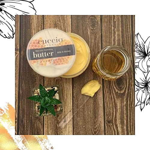 Cuccio Naturale Butter Blends ingredients focus on natural, paraben-free formulation.