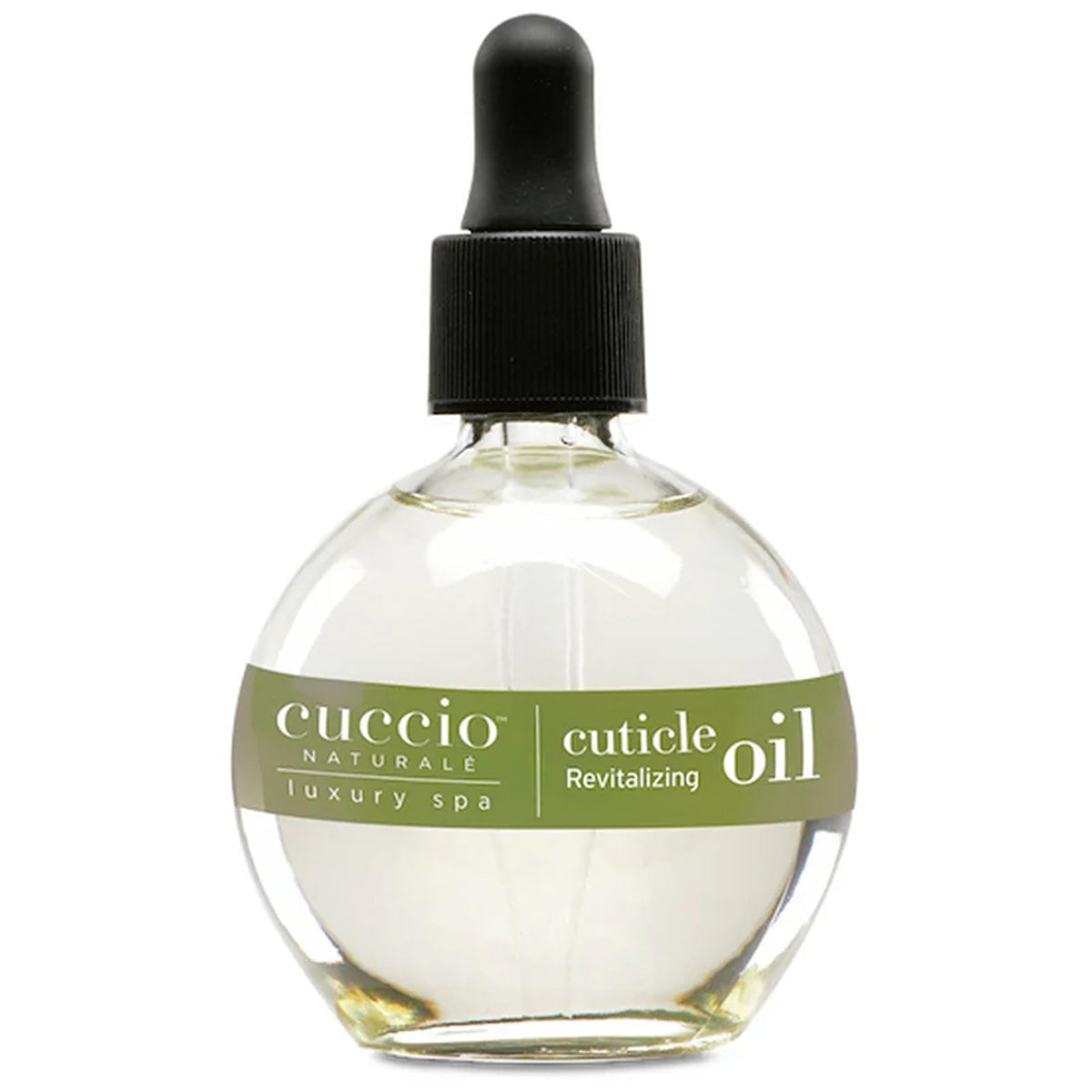Cuccio Naturale cuticle oil bottle ready for overnight hydration.