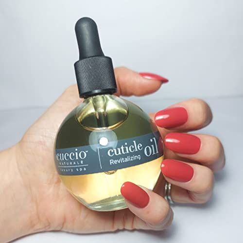 Cuccio Naturale Cuticle Oil Citrus Wild Berry nourishes dry cuticles.