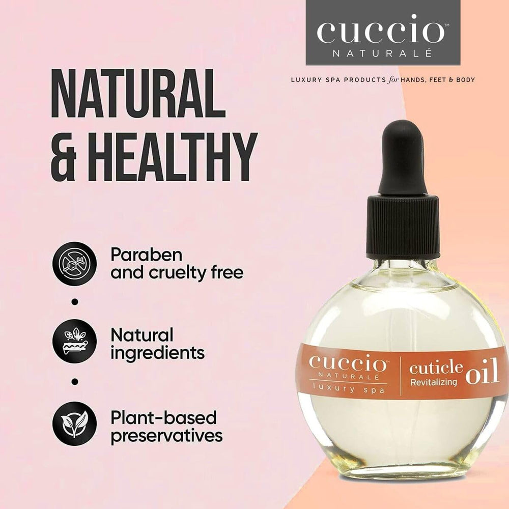 Cuccio Naturale Cuticle Oil gloss for spa-quality at-home treatment