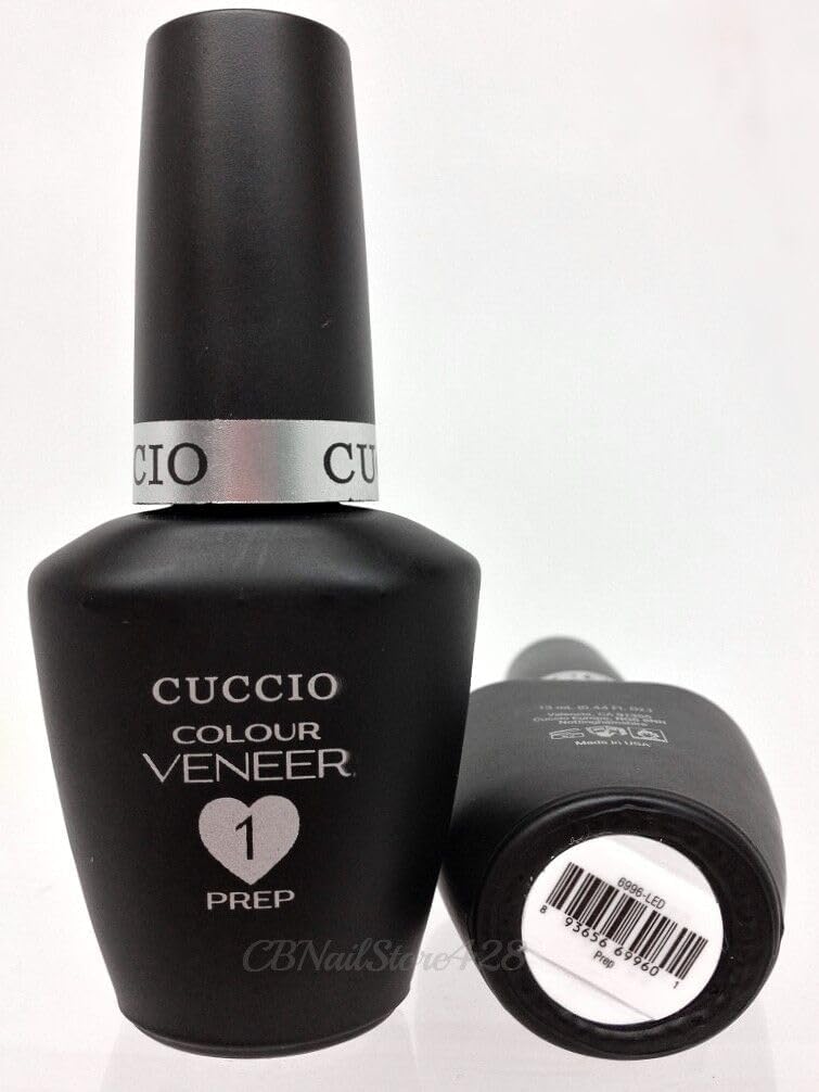 Cuccio Veneer kit box displays all-in-one gel system for professional nails.