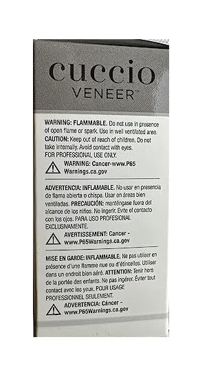 Cuccio Veneer LED/UV cure setup enables efficient gel curing.