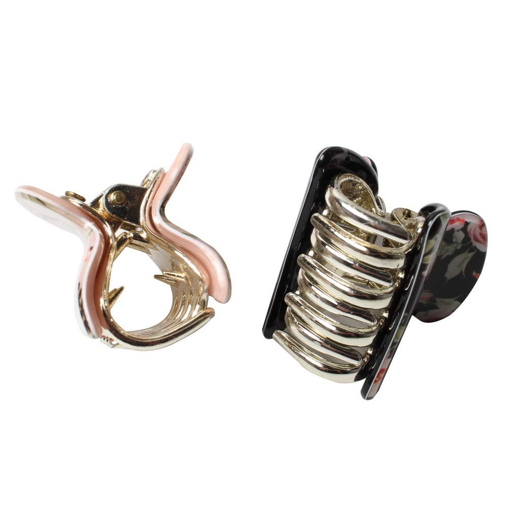 Cuizhiyu compact-design hair claw clip held in hand