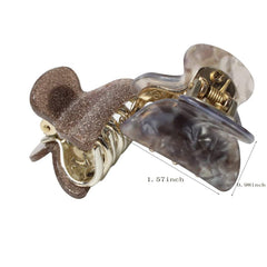 Cuizhiyu metallic-shine acrylic clip in bright light