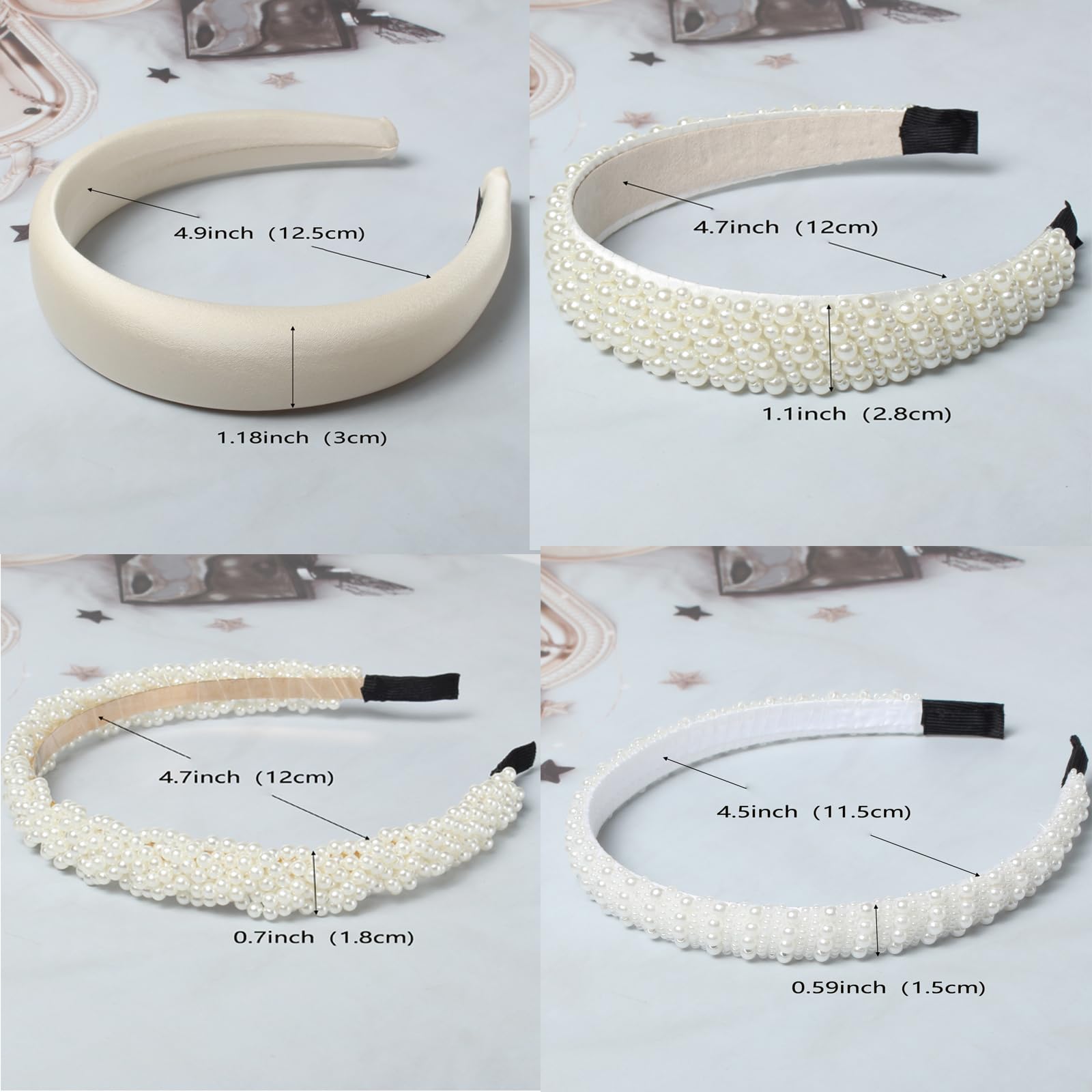 Cuizhiyu wedding headband hero shot demonstrates glamorous accessory for bridal looks