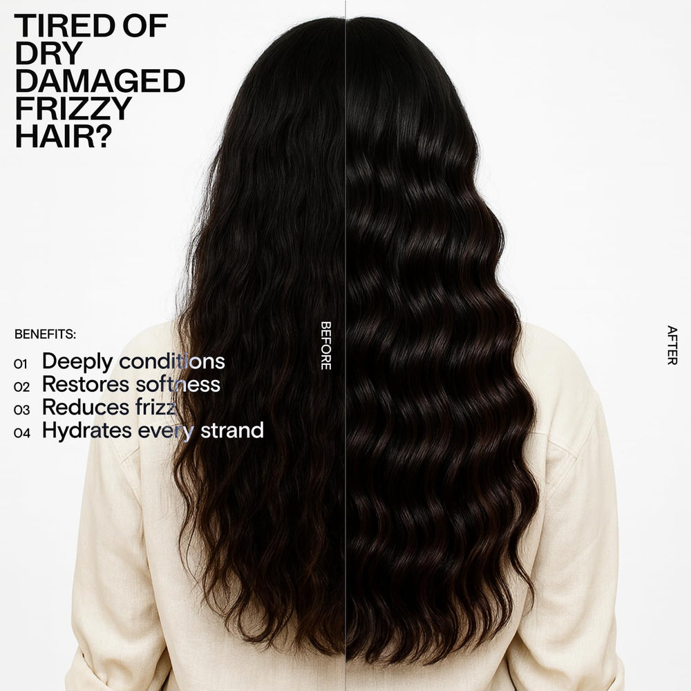 CULISE conditioner pump-dispense in action for easy, even application on hair.