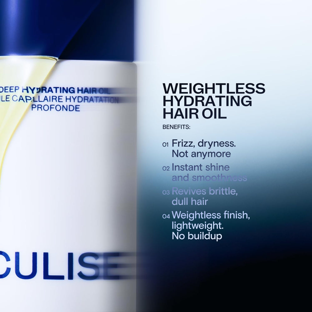 CULISE hair oil heat protection shield guards strands during styling