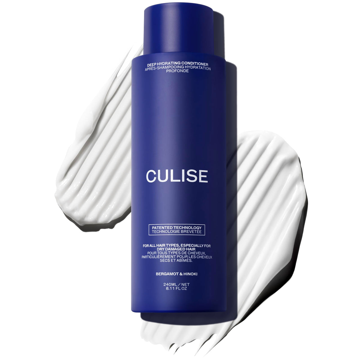 CULISE Korean Deep Hydrating Conditioner bottle delivering weightless moisture for dry hair.