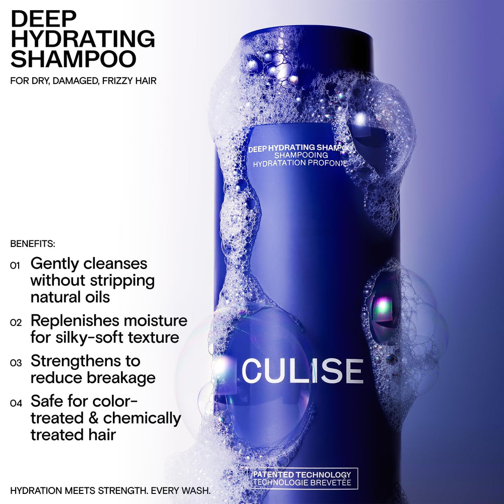 CULISE Korean hair care image showcases glossy, healthy-looking strands.