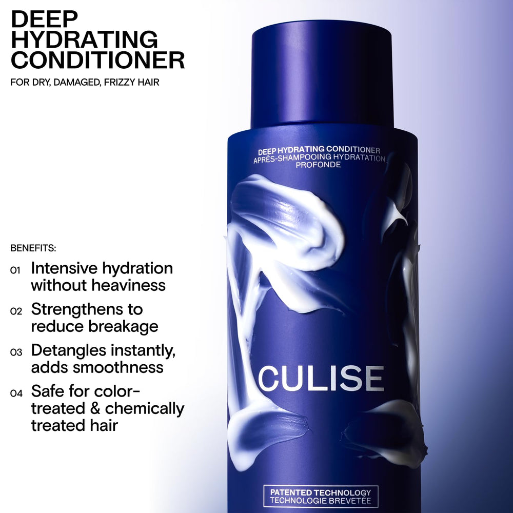CULISE probiotics promote a balanced scalp in a microbiome-friendly conditioner concept.