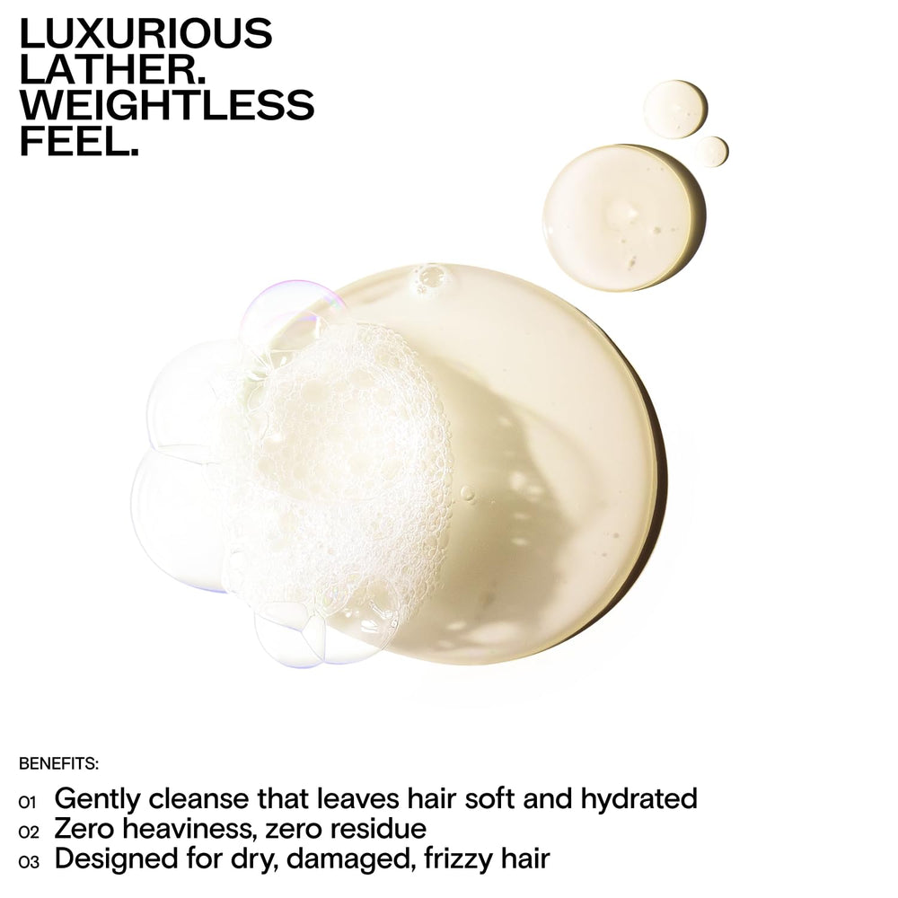CULISE lather on wet hair reveals smooth, manageable finish.