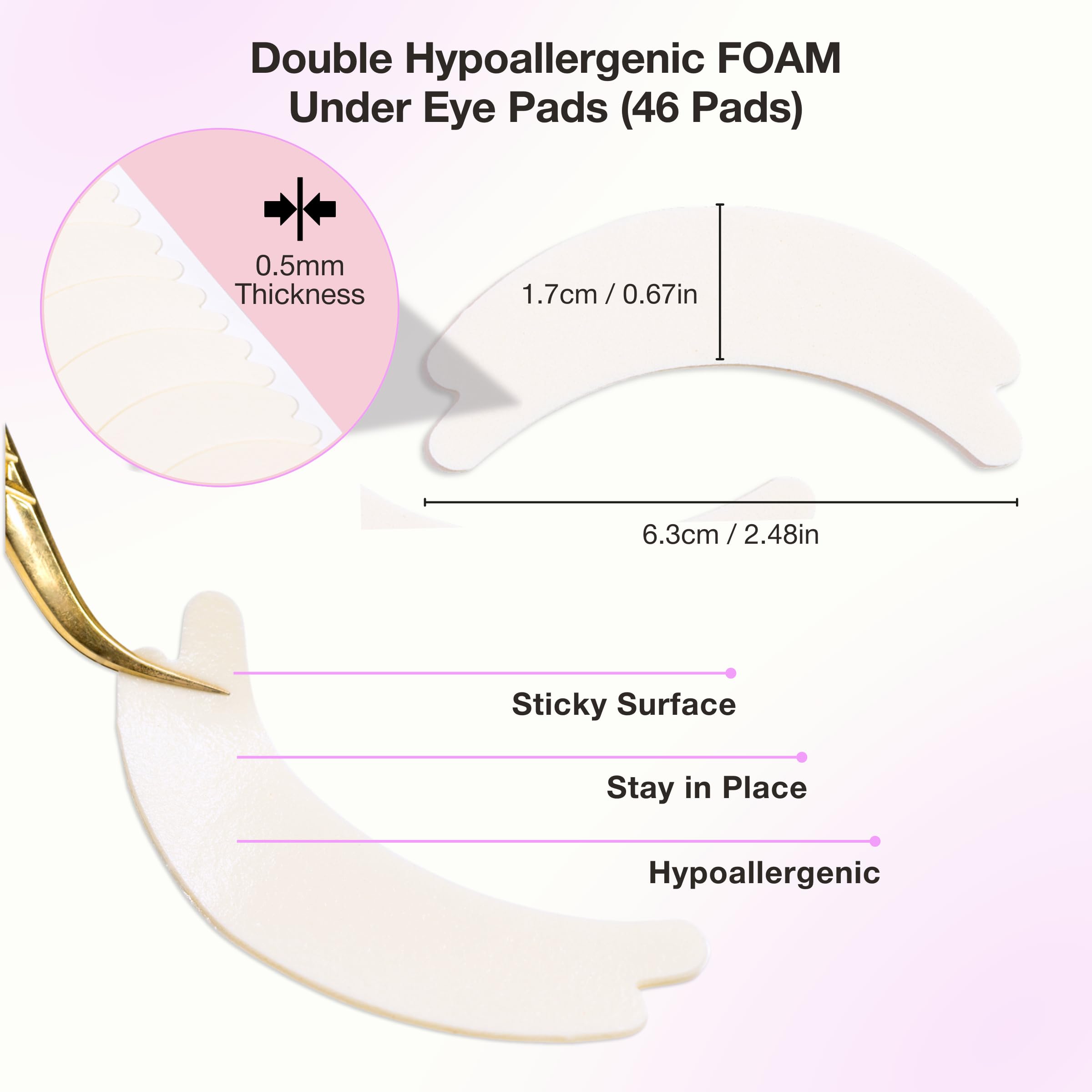 Curacoro hypoallergenic eye pads materials highlight a safe, gentle option for sensitive eyes.