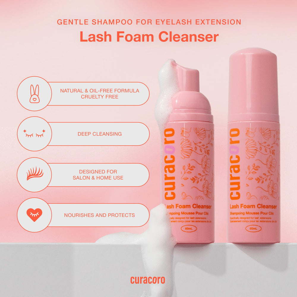 Curacoro rose-scented lash cleanser evokes refreshing fragrance during routine