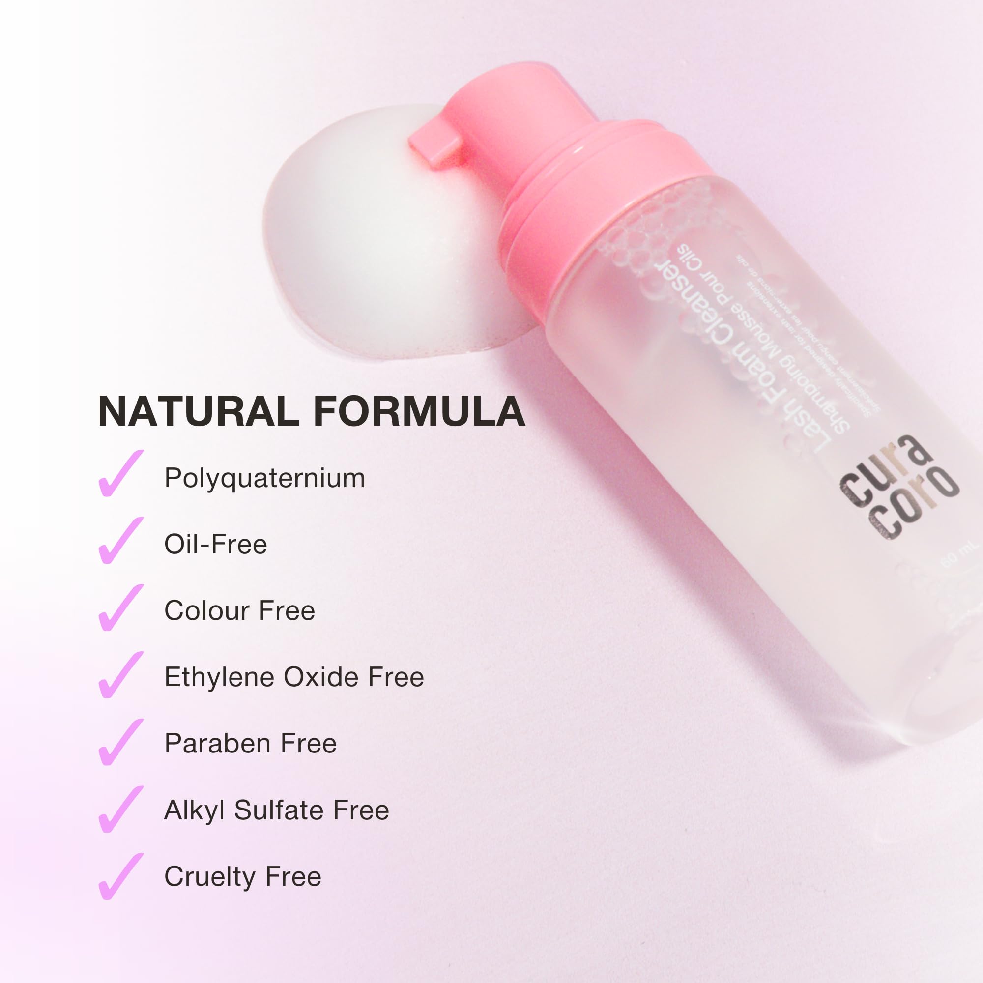 CURACORO waterproof makeup removal demonstrates effective cleansing without drying or irritation.