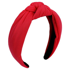 CURASA headbands for women knotted red offer comfortable daily wear and stylish hair control.