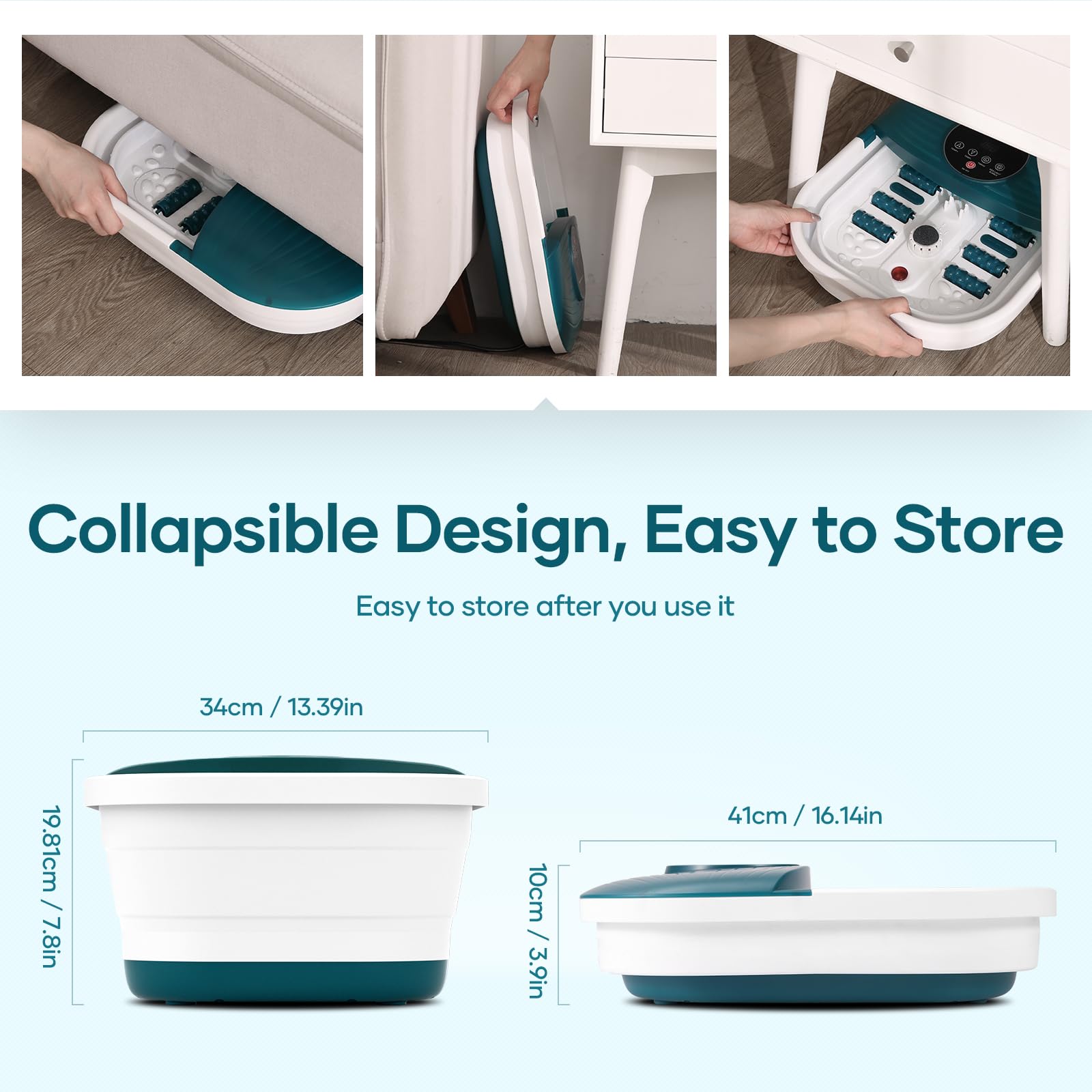 CURECURE storage box keeps spa accessories organized after use