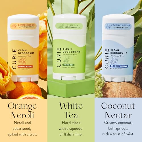 Curie Original Deodorant Stick Orange Neroli offers a zesty aroma for energized workouts.