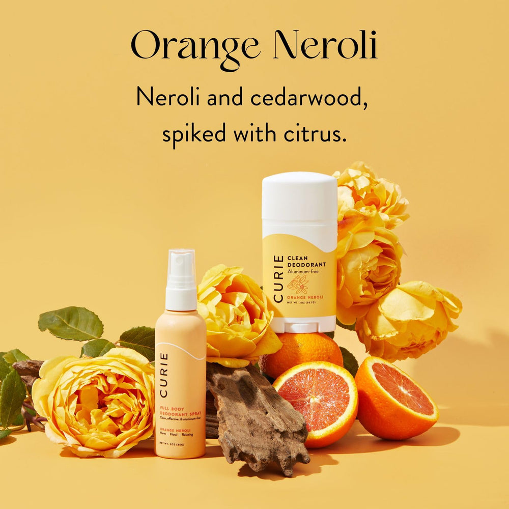 Curie sage oil and witch hazel, skin-friendly ingredients.