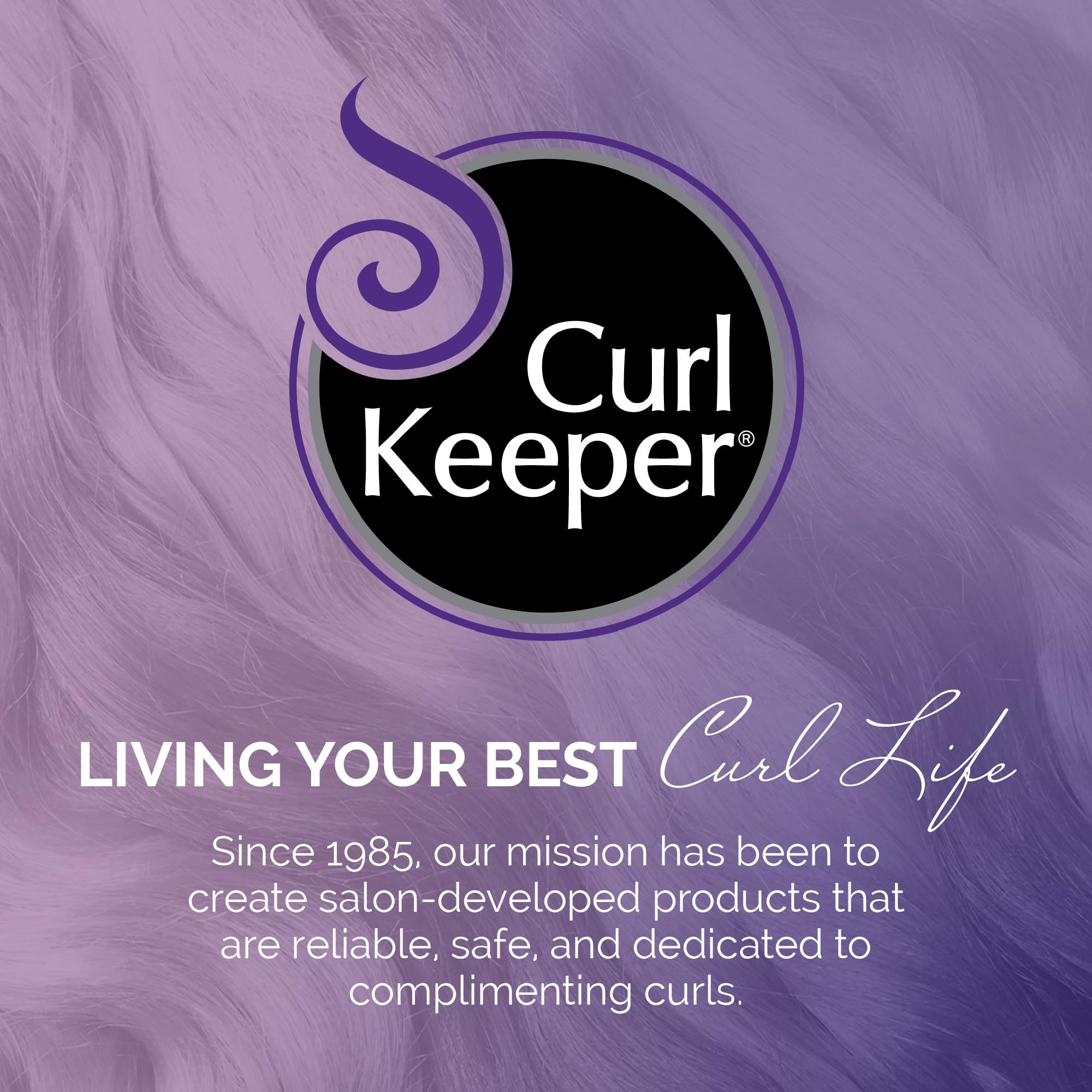 Curl Keeper Original all-weather curls stay defined with humidity resistance and frizz control