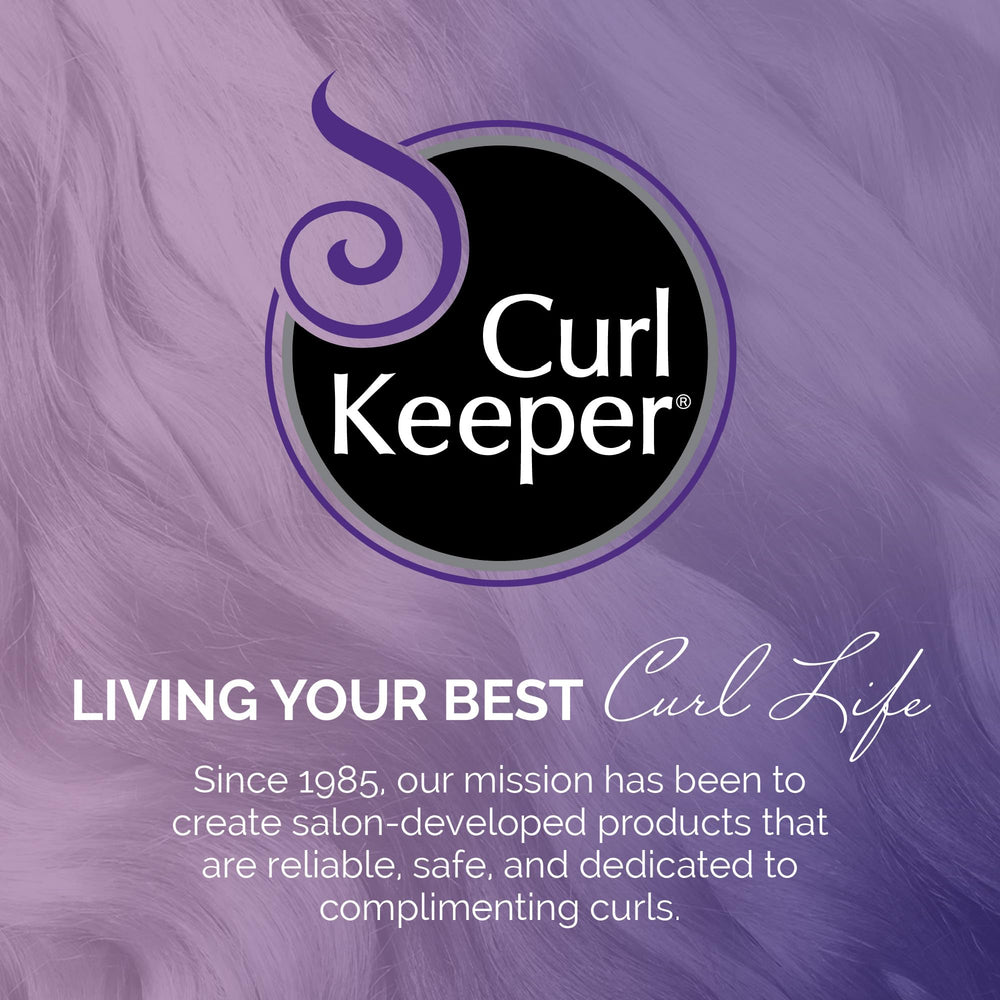 Curl Keeper Original all-weather curls stay defined with humidity resistance and frizz control