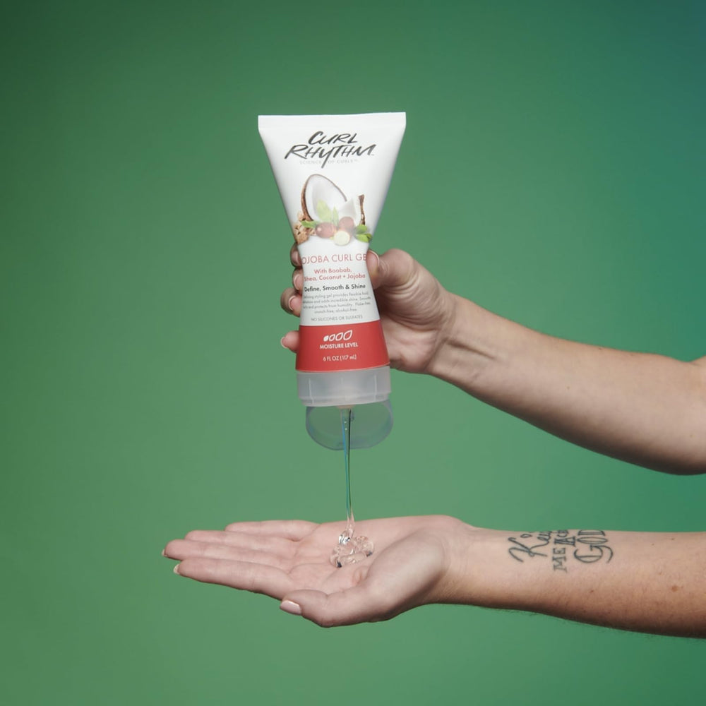 Curl Rhythm Baobab-Shea-Coconut ingredients close-up reveals nourishing hydration and strength for coils.