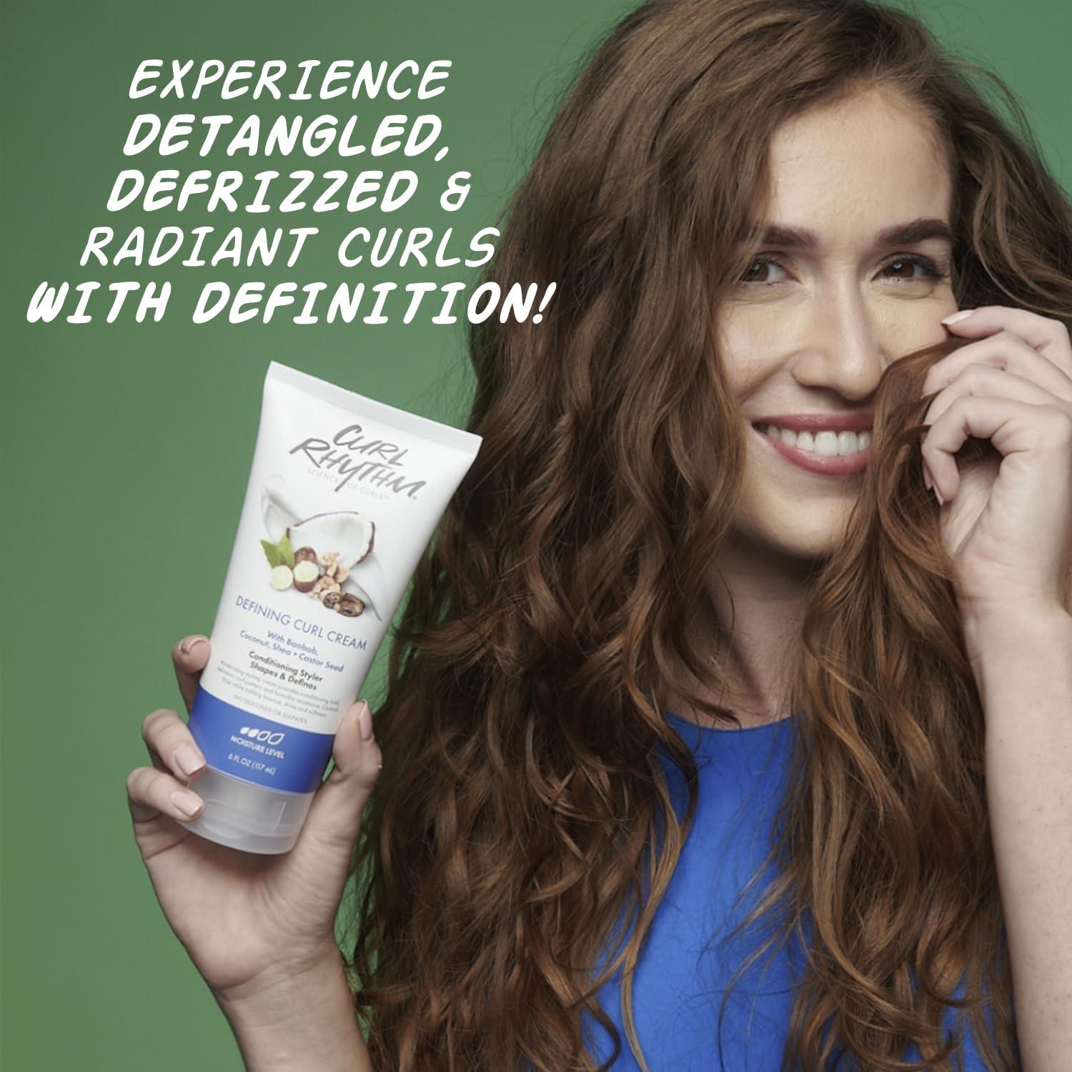 Curl Rhythm Defining Curl Cream color-safe formula helps preserve color vibrancy.