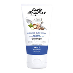 Curl Rhythm Defining Curl Cream tube shows rich hydration for defined curls.