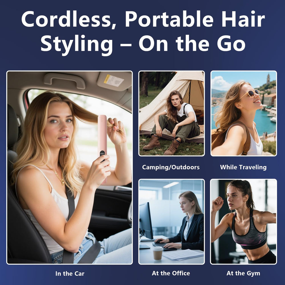 Curlix travel-lightweight 9-inch straightener ideal for on-the-go grooming
