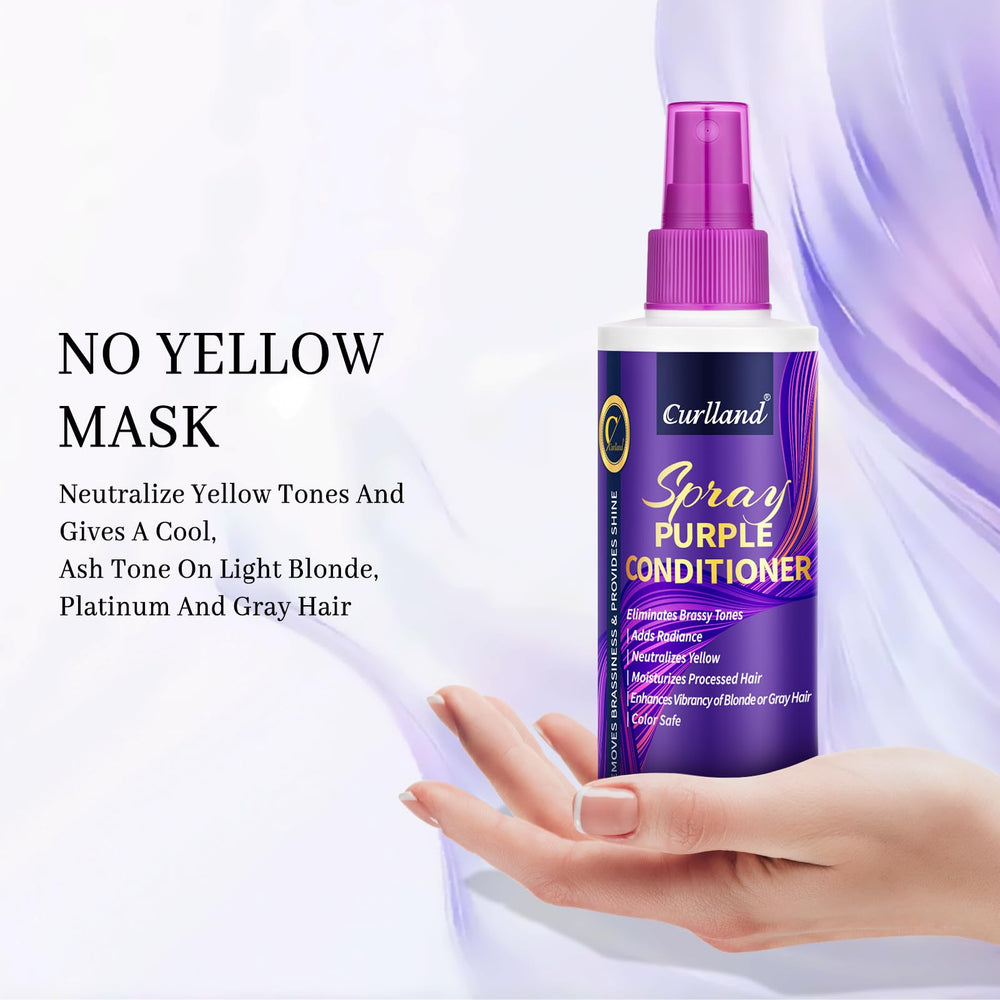 Curlland silver conditioner for gray hair delivers vibrancy and hydration