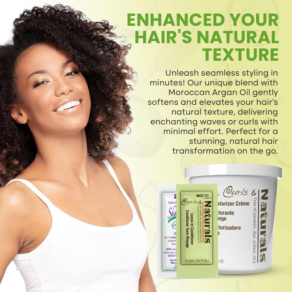 Curls & Naturals kit completo para texturizar en casa.