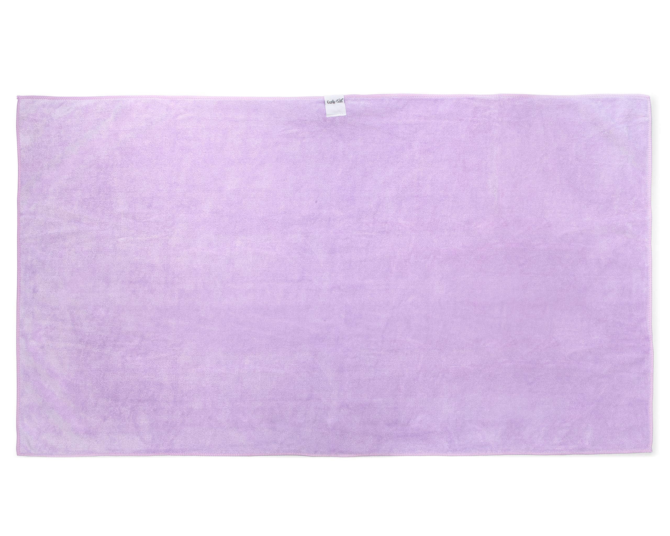 Curly Girl towel large microfiber - gentle anti-frizz drying for curls