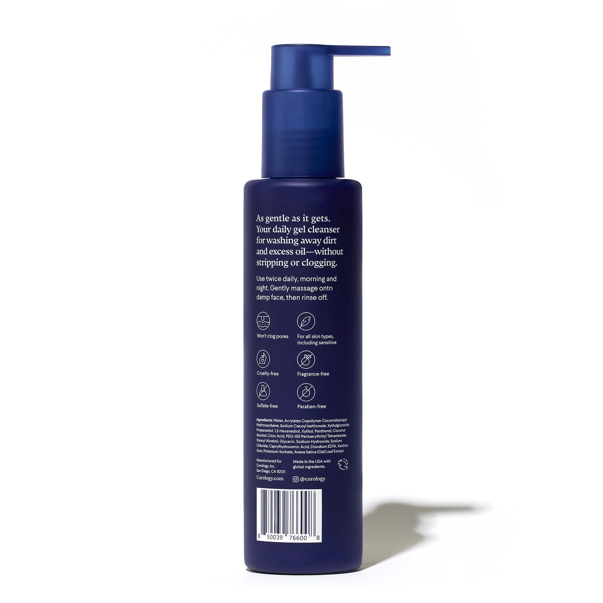 curology clean skin after use product shot conveys calm refreshed feeling