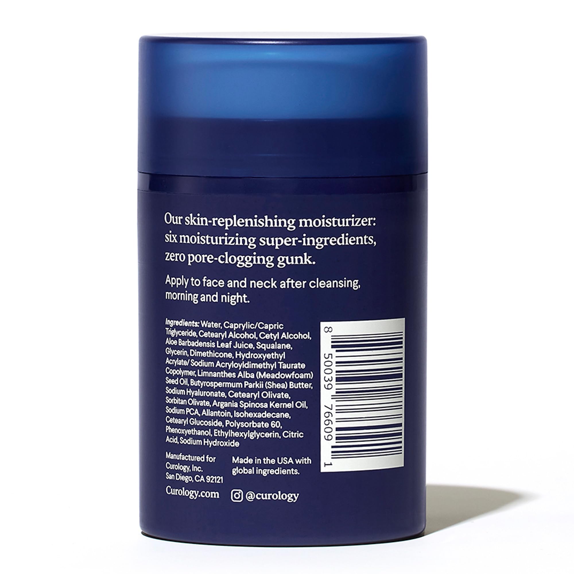 Curology Cream Moisturizer dermatologically tested for effectiveness and safety.